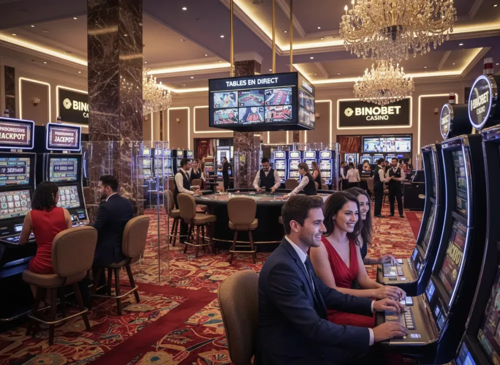 Binobet Casino – machines à sous, jackpots et tables en direct